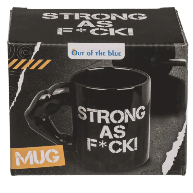 Strong as F*ck mok - Steengoed - Stoer design - Ruime inhoud