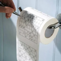 Sudoku Toiletpapier - 9 x 9 Sudoku - 2 laags toiletpapier