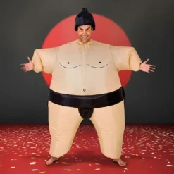 Sumo Wrestler Costume - Opblaasbaar - Worstelpak