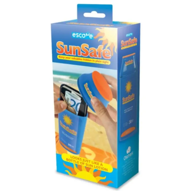 Sun Safe - Zonnebrandfles Kluis - 16,5 cm - Waterdicht