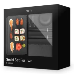 Sushi set voor 2 personen - Incl. 2 Borden, 2 Chopsticks & 2 Kommen