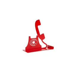 Telefoon Houder - Retro Telefoon Design Rood