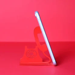 Telefoon Houder - Retro Telefoon Design Rood