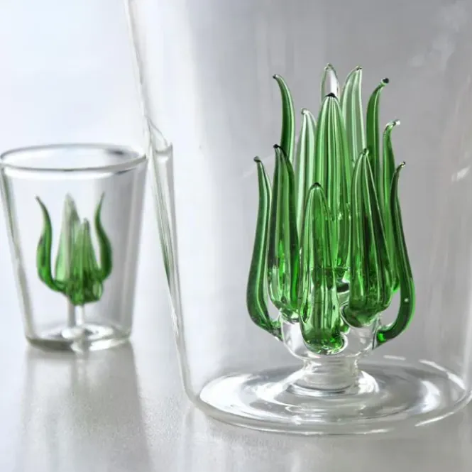 Tequila Decanter Set - 4 Shotglazen - 840 ml - Karaf