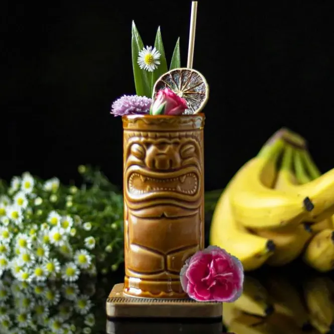 Tiki Mug Set - Tiki Glazen - Set van 4 - 420 ml