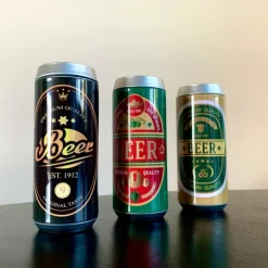 Tinnen Spaarpot - Bierblik spaarpot - Spaarpot voor op de bar - Bier accessoires