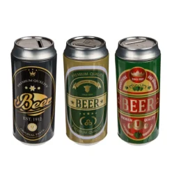 Tinnen Spaarpot - Bierblik spaarpot - Spaarpot voor op de bar - Bier accessoires