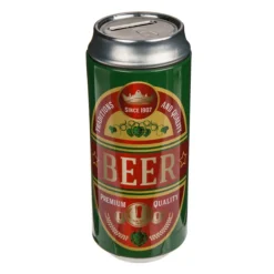 Tinnen Spaarpot - Bierblik spaarpot - Spaarpot voor op de bar - Bier accessoires