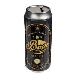 Tinnen Spaarpot - Bierblik spaarpot - Spaarpot voor op de bar - Bier accessoires