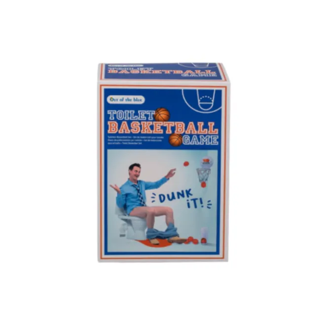 Toilet Basketbal Set - Grappig Basketbalspel voor op het Toilet (7-delig)