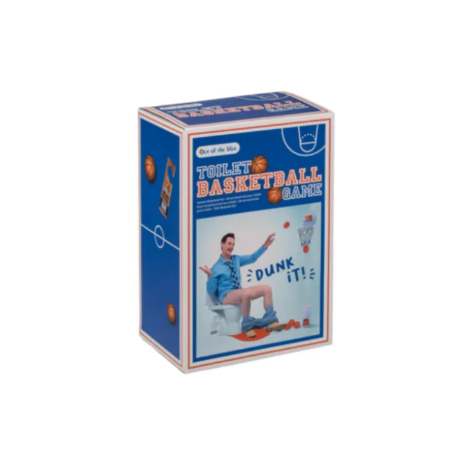 Toilet Basketbal Set - Grappig Basketbalspel voor op het Toilet (7-delig)