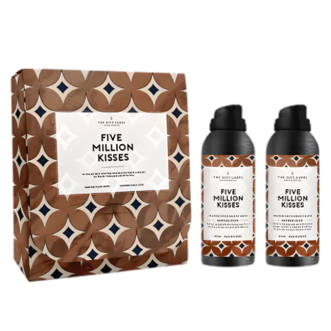 Travelset "Five Million Kisses" - Scheerschuim & Doucheschuim