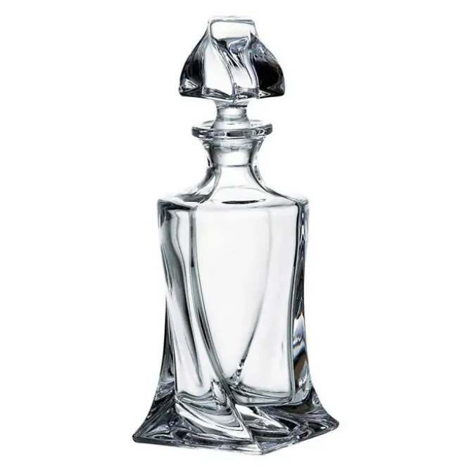 Twisted Whiskey Decanter - 850 ml - Incl. Glazen en Stones