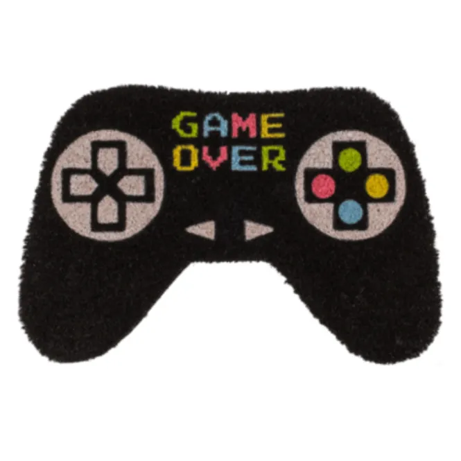 Vloermat 'Game Over' - Kokos/Sisal - 60x40 cm - Retro Gaming Design