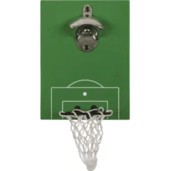 Voetbal Bieropener - Metaal - 20x15 cm - Met Doelnet