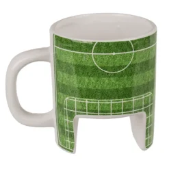 Voetbal Mok - 12,5 x 10 cm - Inclusief 2 Schoenen en Bal - 280 ml