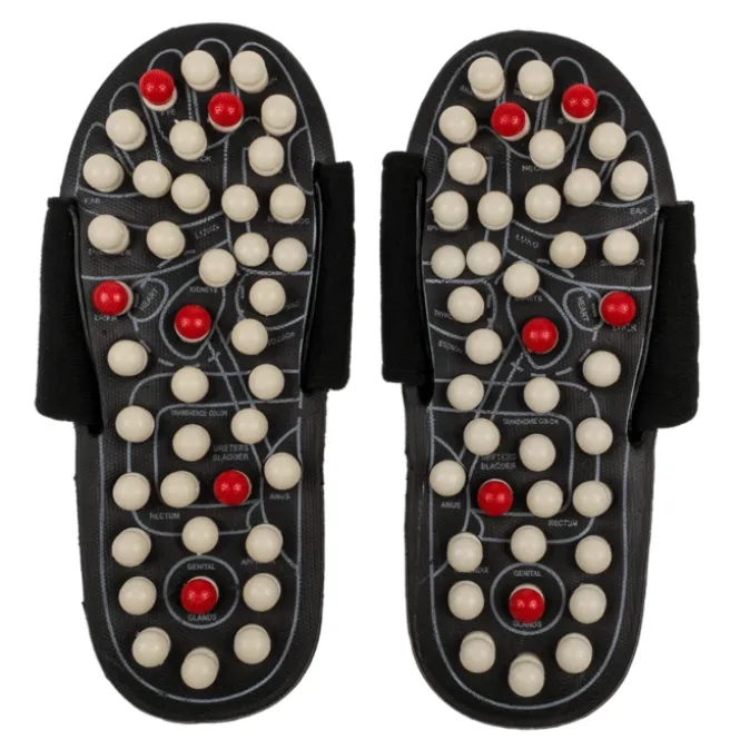 Voetmassageslippers Maat L - Maat 44-45 - Reflexologie Voetmassage