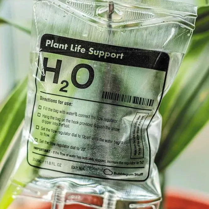 Watergeefsysteem voor Kamerplanten - Infuus voor planten