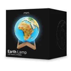 Wereldbol Lamp - Ø 15cm - Touch Control - Handgeschilderd