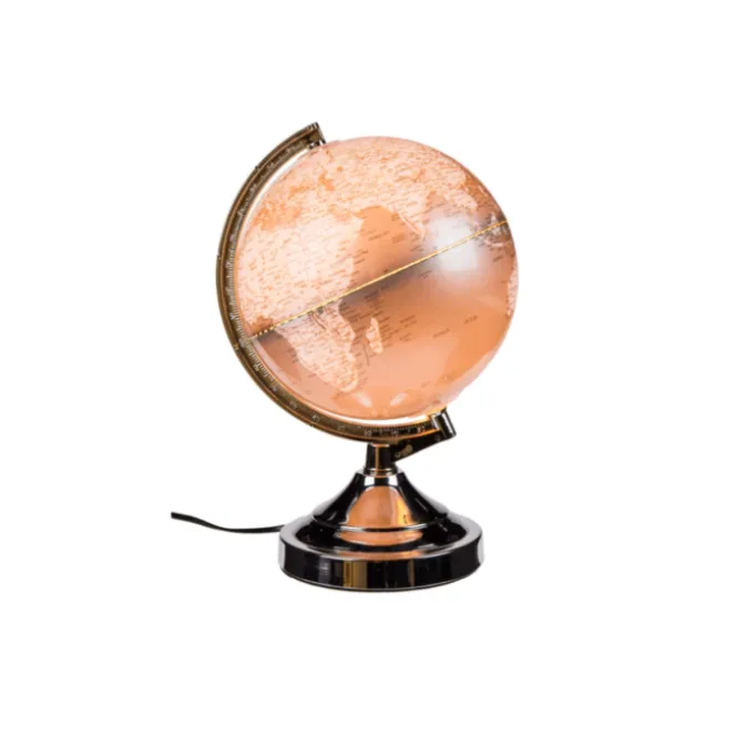 Wereldbol lamp met verlichting - stijlvolle globe voor thuis of kantoor