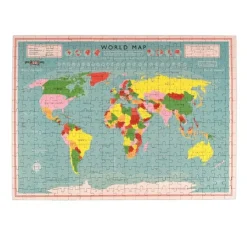 Wereldkaart Puzzel 300 Stukjes