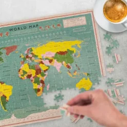 Wereldkaart Puzzel 300 Stukjes