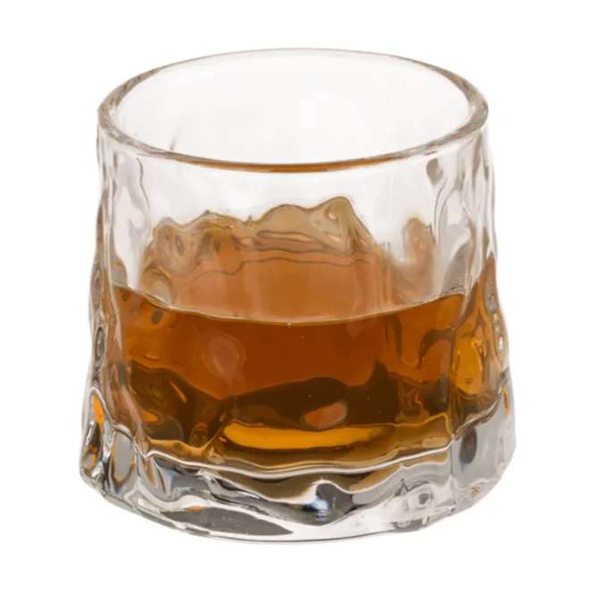 Whisky glazen 'on the rocks'