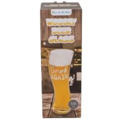 Wiebelig bier glas