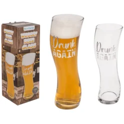 Wiebelig bier glas
