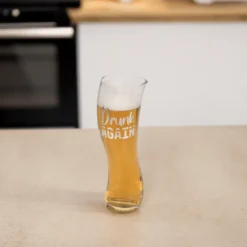 Wiebelig bier glas