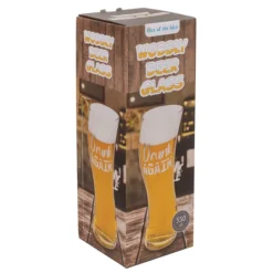 Wiebelig bier glas