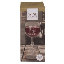 Wijnglas met tafelbel - 400 ml - 22 cm hoog