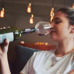Wijnglas voor op fles