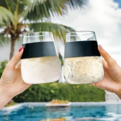 Wine Cooling Cups - Gekoelde Wijnglazen - Set van 2 - 250 ml