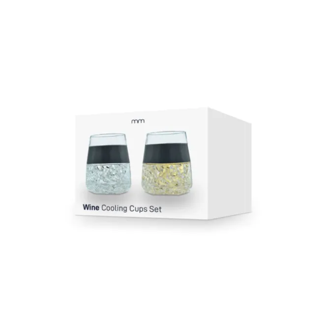 Wine Cooling Cups - Gekoelde Wijnglazen - Set van 2 - 250 ml