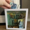 Witte Plastic Vakantie Spaarpot
