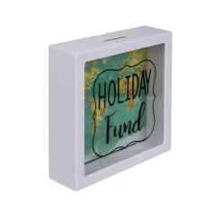 Witte Plastic Vakantie Spaarpot