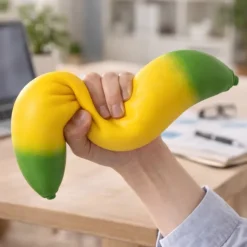 XL Squeeze Banana 40cm - Stressbal Banaan