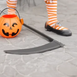 Zwarte Zeis 100x34 cm - Halloween Accessoire